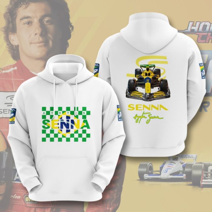 Ayrton Senna 3D Unisex Hoodie GUD1028