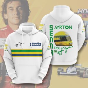 Ayrton Senna 3D Unisex Hoodie GUD1031