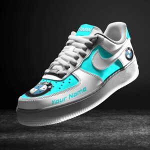 BMW Cyan Air Force 1 Sneakers AF1 Limited Shoes For Cars Fan LAF2178