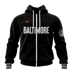 Baltimore Orioles MLB Personalized 2024 City Connect 3D Zip Hoodie CCN1033