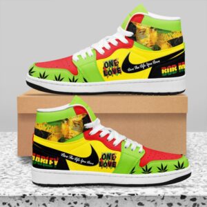 Bob Marley Air Jordan 1 Sneaker JD1 Shoes For Fans GSS1012