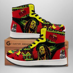 Bob Marley Air Jordan 1 Sneaker JD1 Shoes For Fans GSS1014