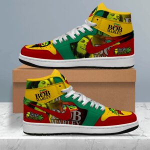 Bob Marley Air Jordan 1 Sneaker JD1 Shoes For Fans GSS1017