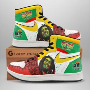 Bob Marley Air Jordan 1 Sneaker JD1 Shoes For Fans GSS1019