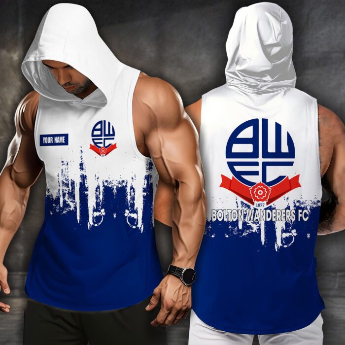 Bolton Wanderers Men Workout Hoodie Tank Tops WHT1508