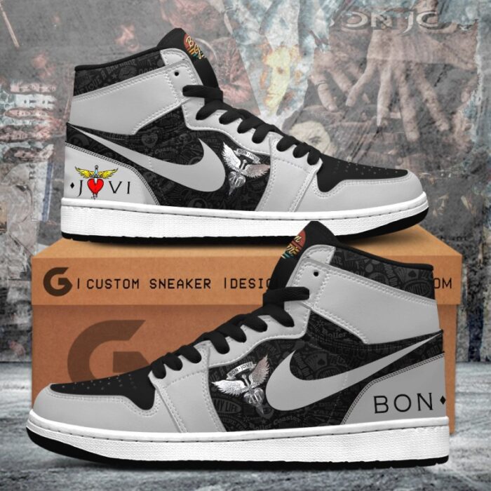 Bon Jovi Air Jordan 1 Sneaker JD1 Shoes For Fans GSS1022