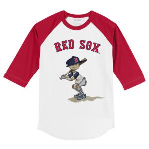 Boston Red Sox Slugger 3/4 Red Sleeve Raglan Shirt