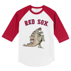 Boston Red Sox Stega 3/4 Red Sleeve Raglan Shirt