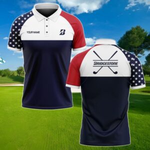 Bridgestone Custom Golf Polo Shirt US Collection