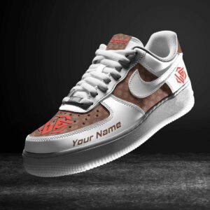 Brown Air Force 1 Sneakers AF1 Limited Shoes For Cars Fan LAF2776