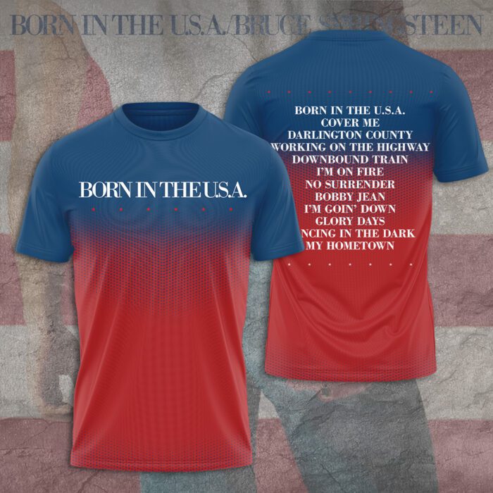 Bruce Springsteen 3D Unisex T-Shirt GUD1365