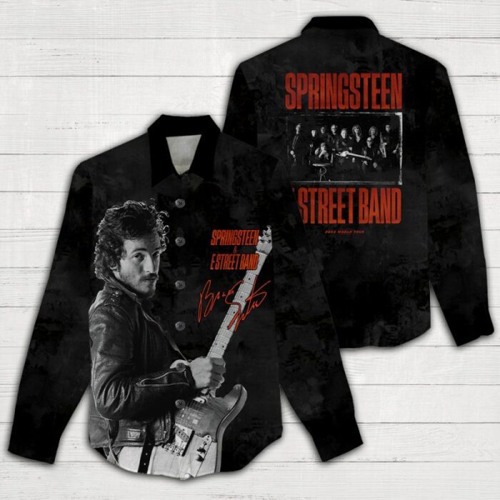Bruce Springsteen Women Casual Shirt 3D Linen Shirt GWS1240