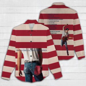 Bruce Springsteen Women Casual Shirt 3D Linen Shirt GWS1241