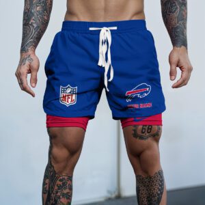 Buffalo Bills NFL Personalized Double Layer Shorts WDS1098