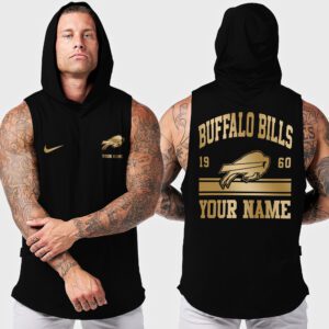 Buffalo Bills NFL Personalized Men Workout Hoodie Tank Tops WHT1292