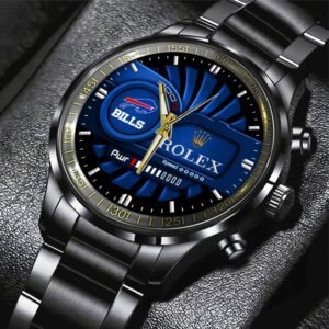 Buffalo Bills x Rolex Black Stainless Steel Watch GUD1271