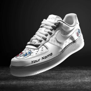 Buick White Air Force 1 Sneakers AF1 Limited Shoes For Cars Fan LAF2609