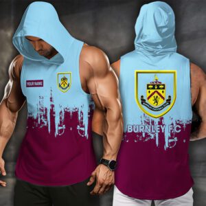 Burnley F.C Men Workout Hoodie Tank Tops WHT1583