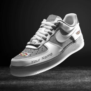 Cadillac Grey Air Force 1 Sneakers AF1 Limited Shoes For Cars Fan LAF2247