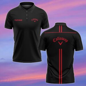 Callaway Personalized Golf Polo Shirts - Red WPL1042