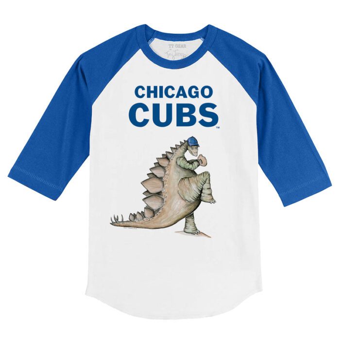 Chicago Cubs Stega 3/4 Royal Blue Sleeve Raglan Shirt