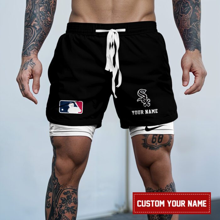 Chicago White Sox MLB Personalized Double Layer Shorts WDS1132