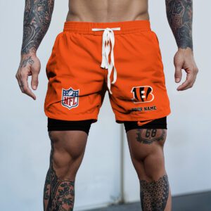 Cincinnati Bengals NFL Personalized Double Layer Shorts WDS1102