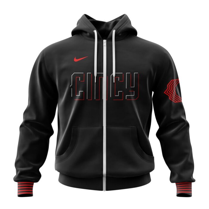 Cincinnati Reds MLB Personalized 2024 City Connect 3D Zip Hoodie CCN1034