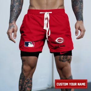 Cincinnati Reds MLB Personalized Double Layer Shorts WDS1135