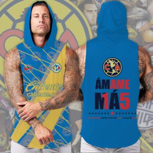 Club America 3D Sleeveless Hooded Sweatshirt GCA1040