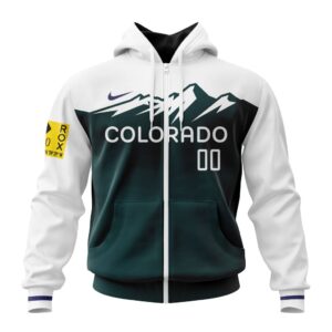 Colorado Rockies MLB Personalized 2024 City Connect 3D Zip Hoodie CCN1037