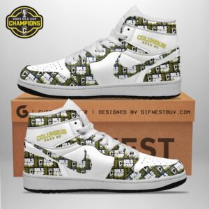 Columbus Crew Air Jordan 1 Sneaker JD1 Shoes For Fans GSS1032