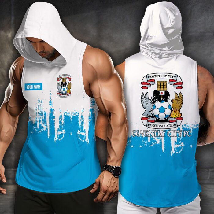 Coventry City F.C Men Workout Hoodie Tank Tops WHT1507