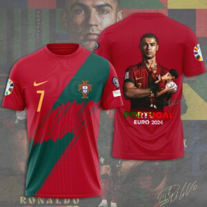 Cristiano Ronaldo x Portugal National Football Team Unisex T-Shirt WCR1024
