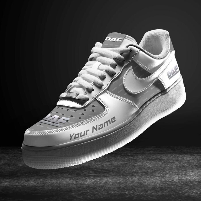 DAF Grey Air Force 1 Sneakers AF1 Limited Shoes For Cars Fan LAF2437