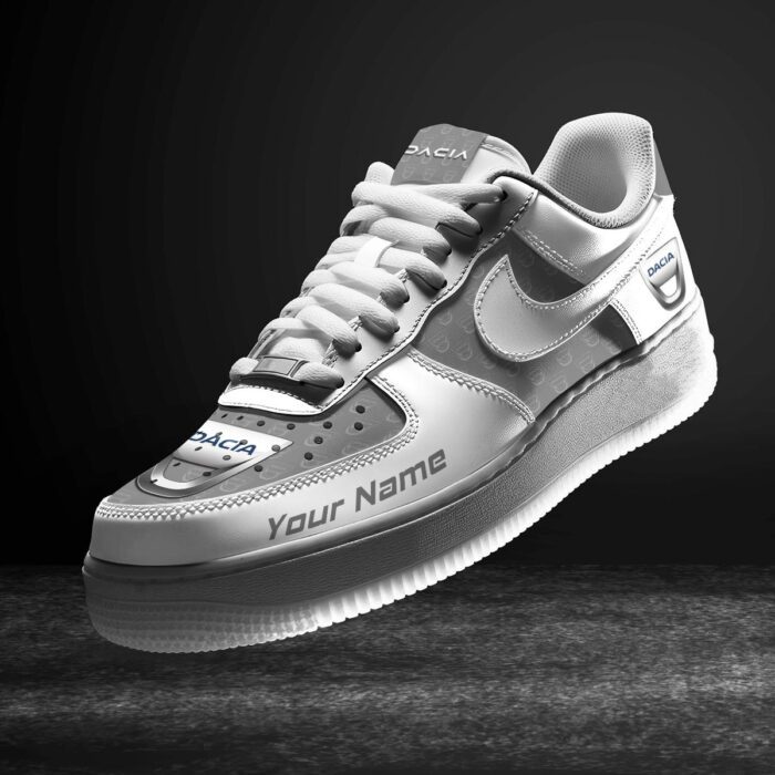 Dacia Grey Air Force 1 Sneakers AF1 Limited Shoes For Cars Fan LAF2767