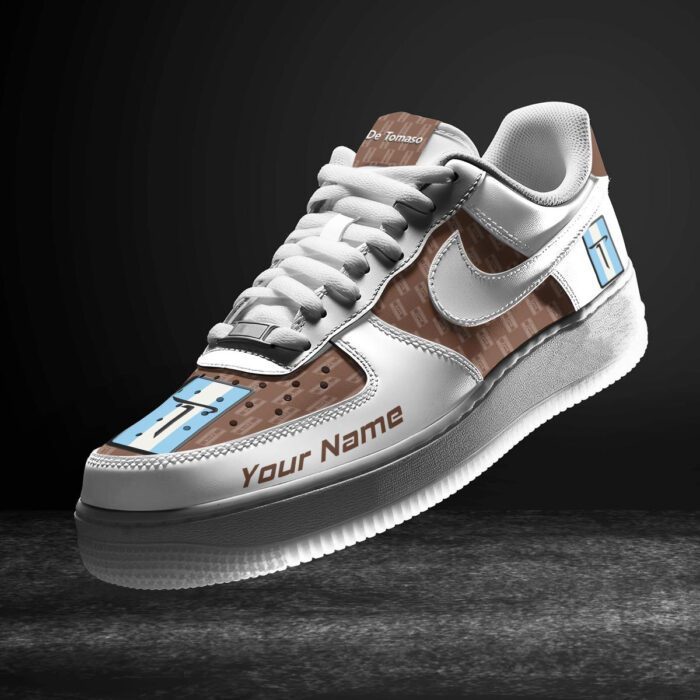 De Tomaso Brown Air Force 1 Sneakers AF1 Limited Shoes For Cars Fan LAF2756