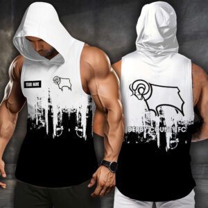 Derby County Men Workout Hoodie Tank Tops WHT1483