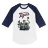 Detroit Tigers Octopus 3/4 Navy Blue Sleeve Raglan Shirt