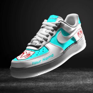 Dodge charger Cyan Air Force 1 Sneakers AF1 Limited Shoes For Cars Fan LAF2268