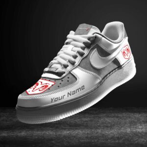 Dodge charger Grey Air Force 1 Sneakers AF1 Limited Shoes For Cars Fan LAF2267