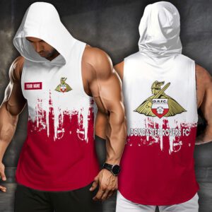 Doncaster Rovers Men Workout Hoodie Tank Tops WHT1532