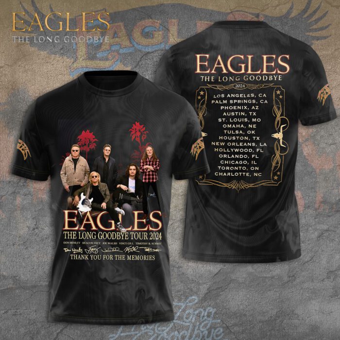 Eagles Band 3D Unisex T-Shirt GUD1409