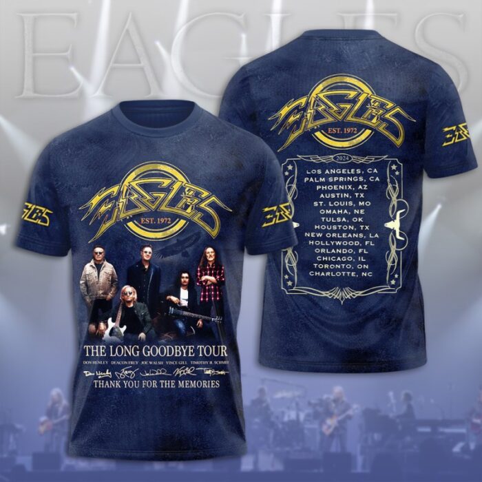 Eagles Band 3D Unisex T-Shirt GUD1451