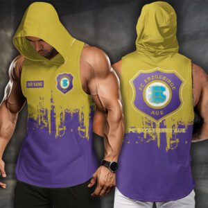 Erzgebirge Aue Men Workout Hoodie Tank Tops WHT1334