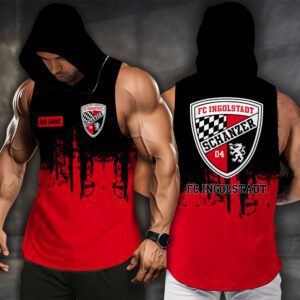 FC Ingolstadt Men Workout Hoodie Tank Tops WHT1327