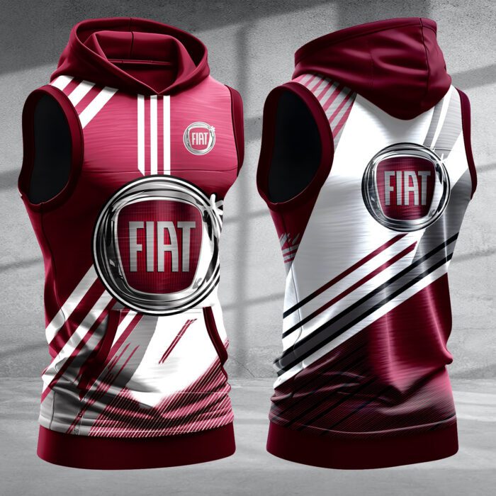 Fiat Men Workout Hoodie Tank Tops WHT1400