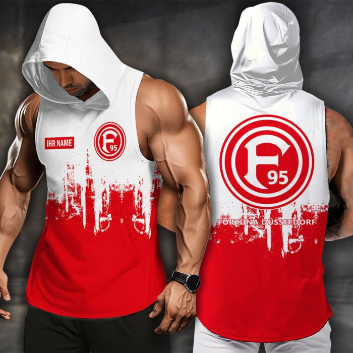 Fortuna Düsseldorf Men Workout Hoodie Tank Tops WHT1352