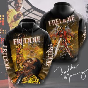 Freddie Mercury 3D Unisex Hoodie GUD1045