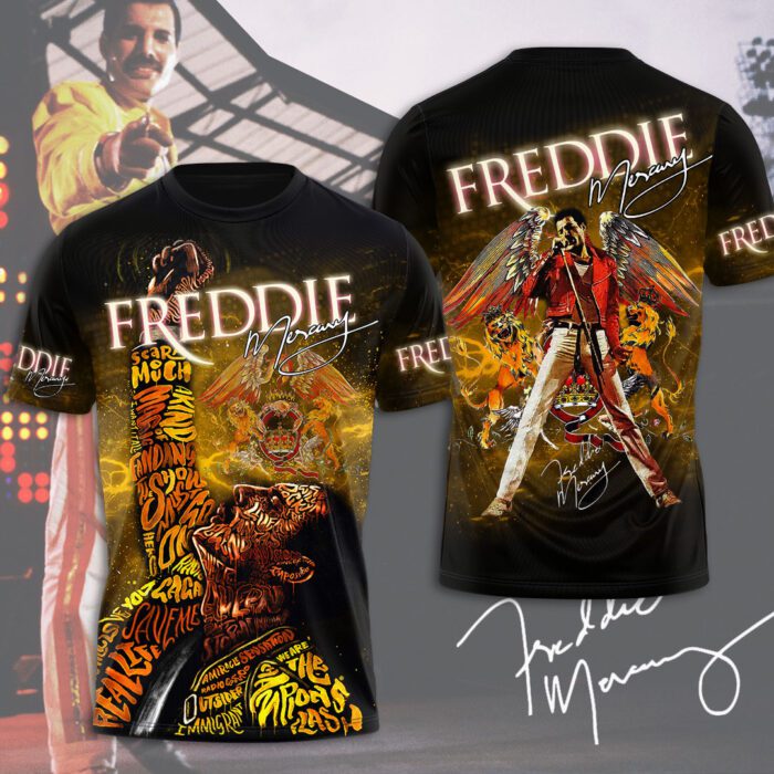 Freddie Mercury 3D Unisex T-Shirt GUD1360